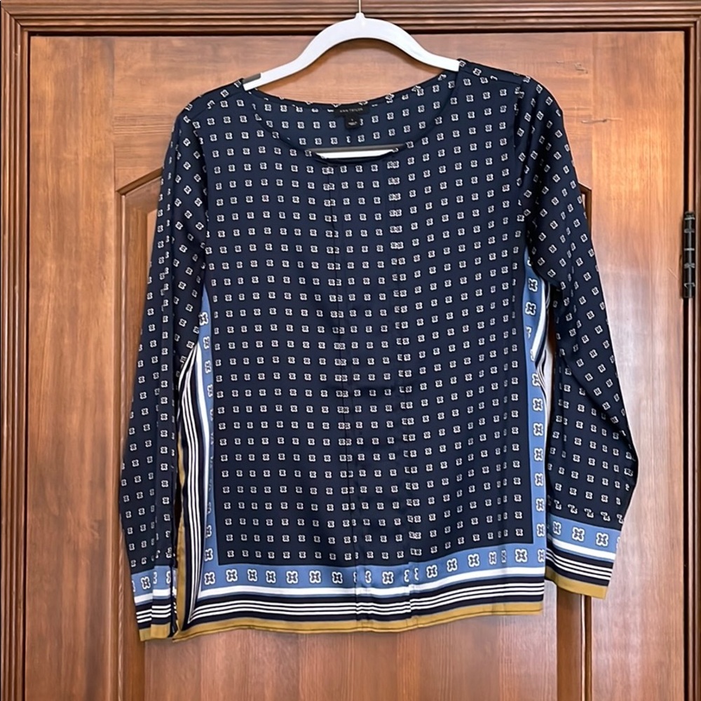 Ann Taylor bandana blouse